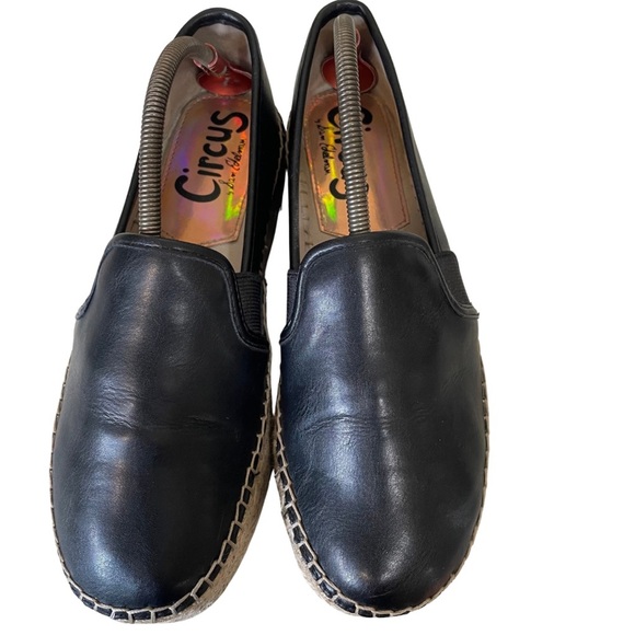 Circus by Sam Edelman Black Espadrille Platform Slip-Ons - Picture 4 of 9